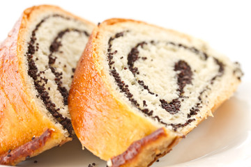 roll with poppy seeds