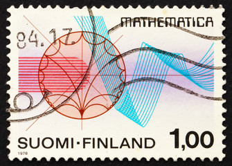 Postage stamp Finland 1978 Function Theory and Rhythmical Lines