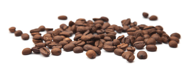 handful of coffee beans