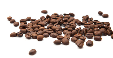 handful of coffee beans