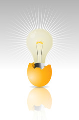 light bulb egg