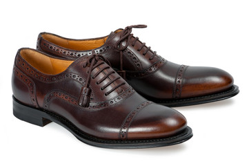 Man footwear on a white background