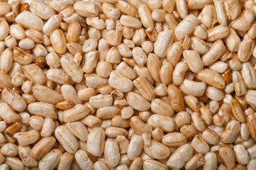 air rice background closeup