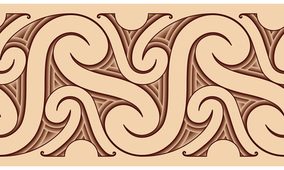 Maori tattoo pattern.
