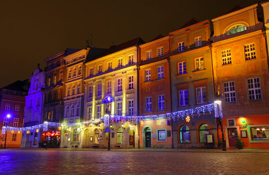 Old Market Square in Poznan, Poland