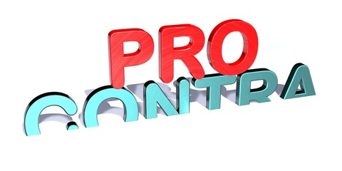 3D Gegensätze - PRO - CONTRA