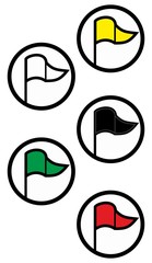 Señales de banderas