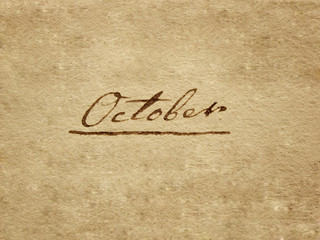 100 years old handwritten october