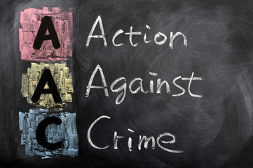 Acronym of AAC for Action against Crime