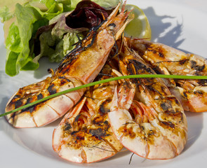Gambas grillée