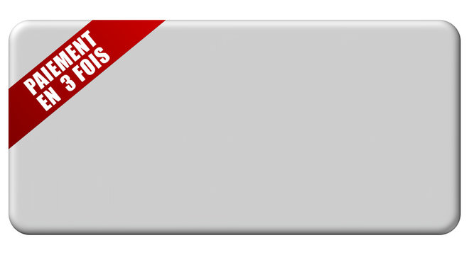 Button grau Band rot NEUTRAL PAIEMENT EN 3 FOIS