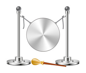 Gong - traditional of an antique oriental music instrument