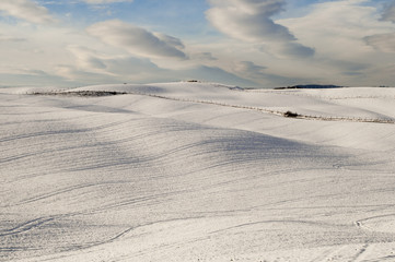 Snowscape background