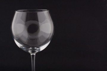 empty wine glass