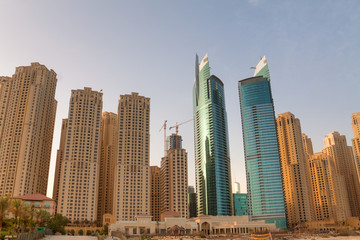 Fototapeta na wymiar Apartamenty w Dubaju Highrise
