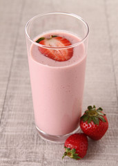 strawberry smoothie
