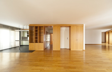 beautiful apartment, interior, open space