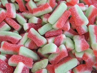 Strawberry and sugar confectionery