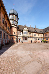 Fototapeta na wymiar Schloss Bevern bei Holzminden, Deutschland