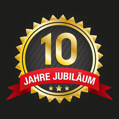 10 Jahre Jubiläum Design