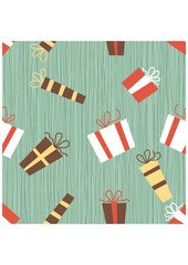 seamless presents pattern