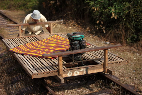 Bamboo train &agrave; Battambang