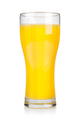 Orange juice. Clipping path