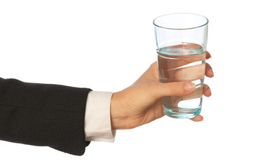 glass with water