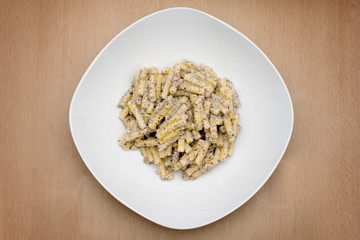 Pasta with truffle sauce