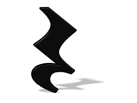 3D Viertelnote alternative