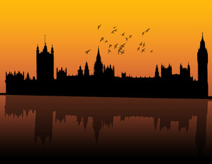 Westminster Sunset