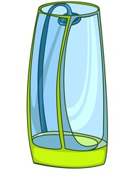 Cartoon Home Washroom Tub