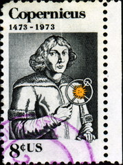 Copernicus. 1473 - 1543. US Postage.
