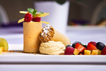 Image of tasty dessert