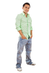 Naklejka premium Casual man