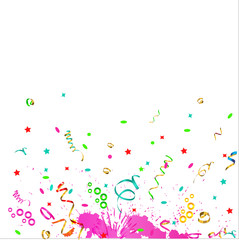 festive explosion, vector background