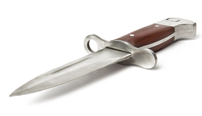 Russian army Knife isolated on white background