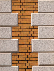 Hausfassadendetail