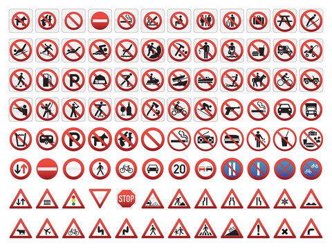 0225 Traffic Information Warning Signs 3
