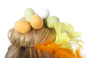 Fototapeta premium Easter egg nest