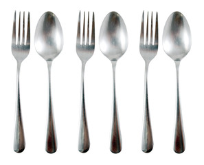 Spoon and fork