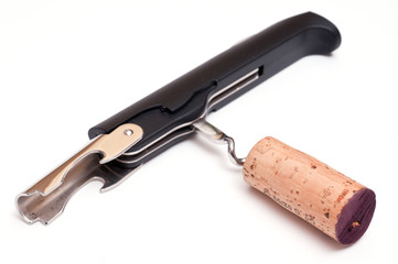 Korkenzieher und Korken