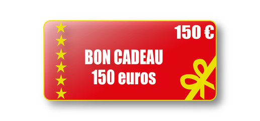 Bon cadeau de 150 euros