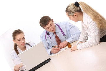 Fototapeta premium Doctors at the meeting