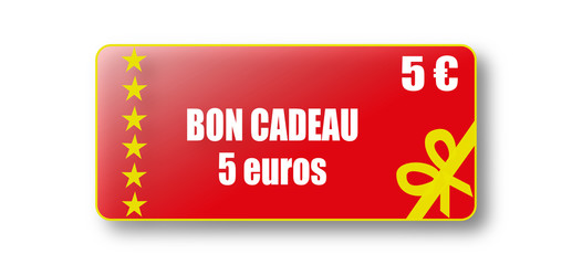 Bon cadeau de 5 euros