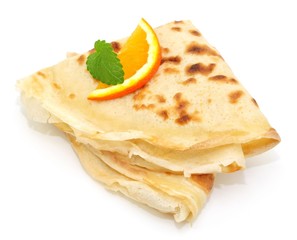 Eierkuchen, Minze