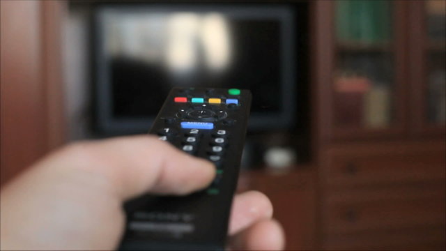 Switching channels on your TV
