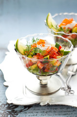 delicious cocktail  salad