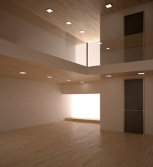Fototapeta premium Interno vuoto da arredare