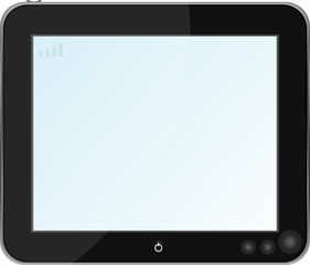 Blank digital PC tablet vector
